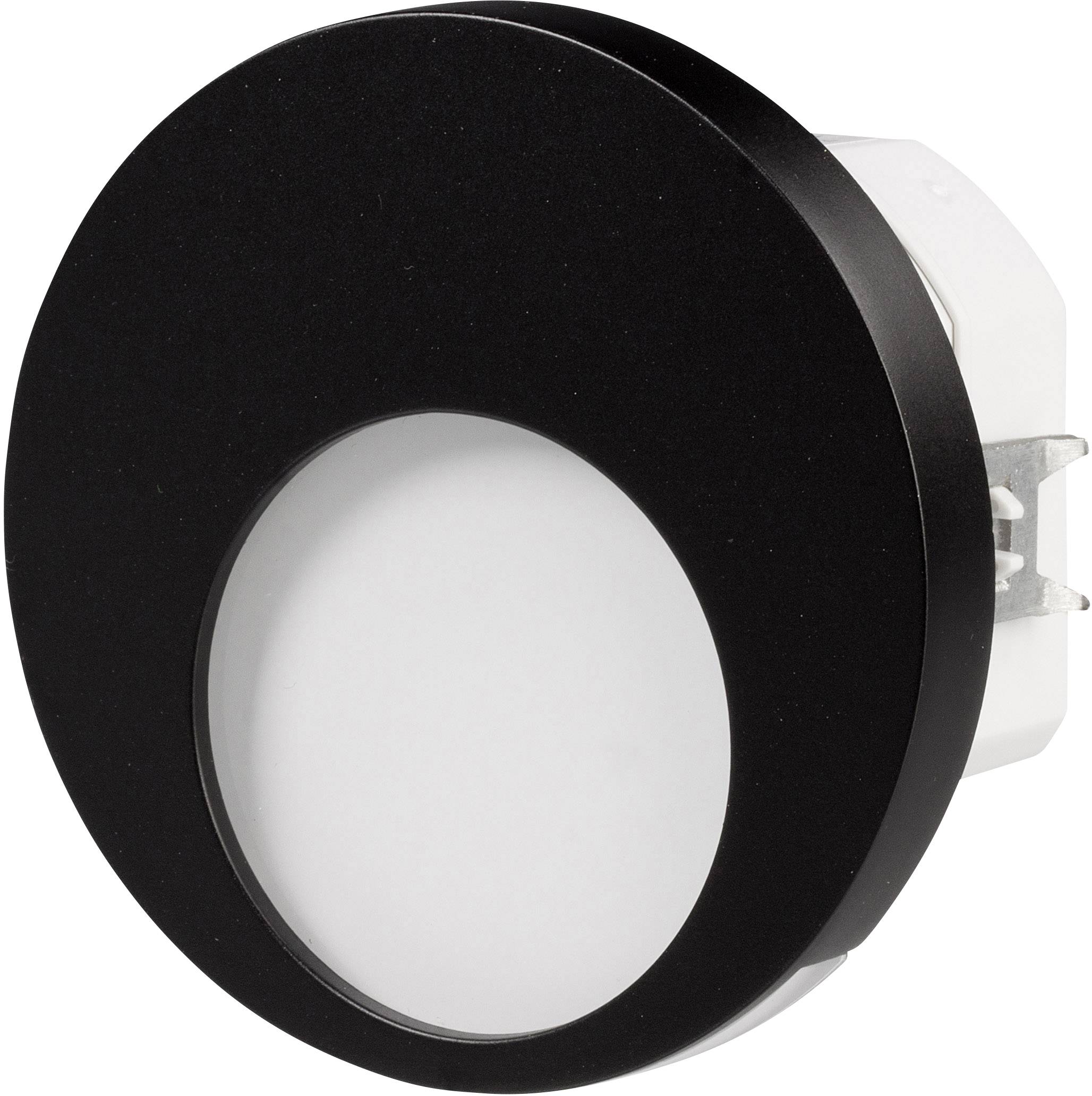 Zamel 02-221-62 Muna LED-Wandeinbauleuchte LED LED fest eingebaut 0.42W Schwarz