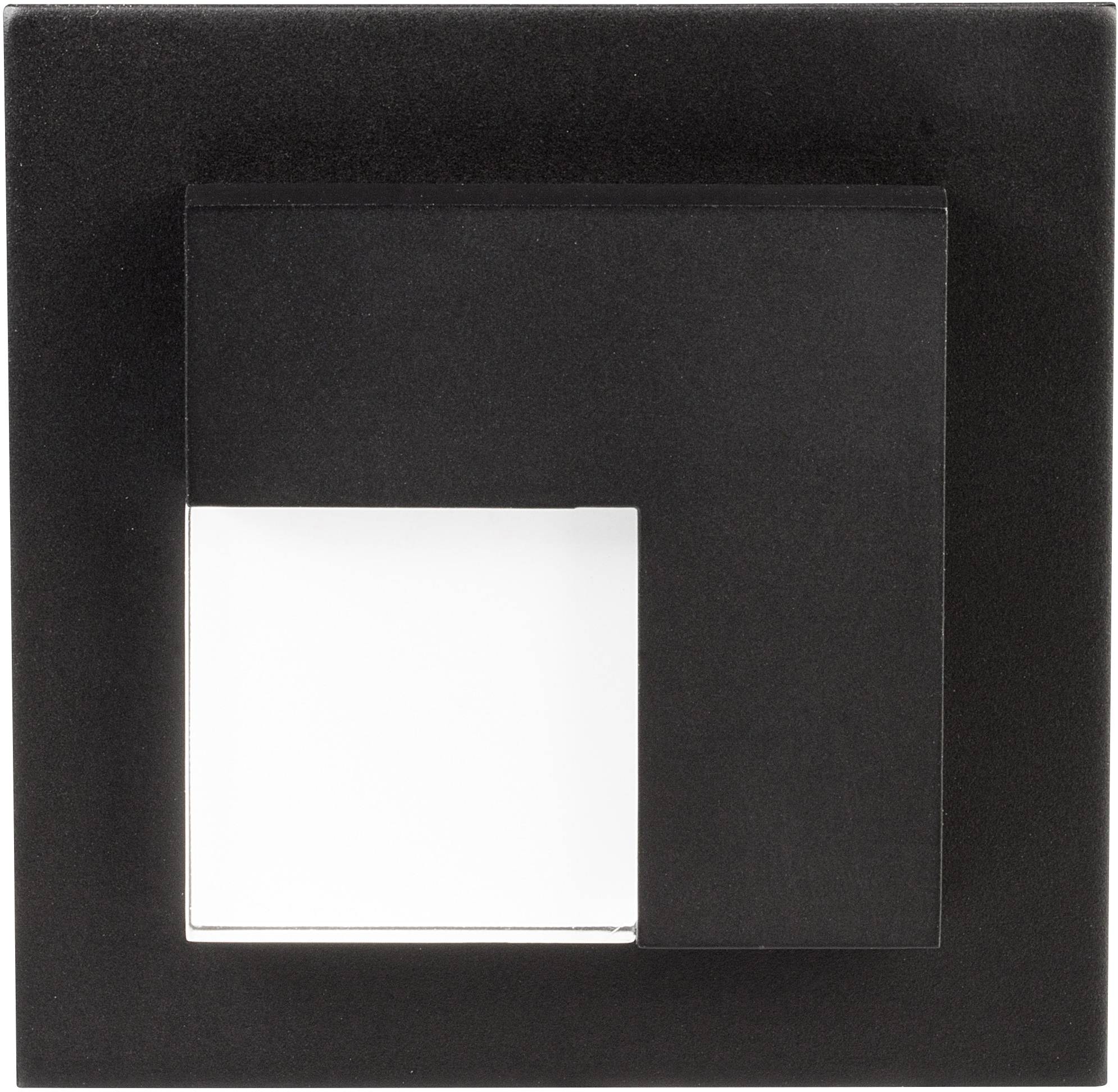 Zamel 07-221-62 Timo LED-Wandeinbauleuchte LED LED fest eingebaut 0.42W Schwarz