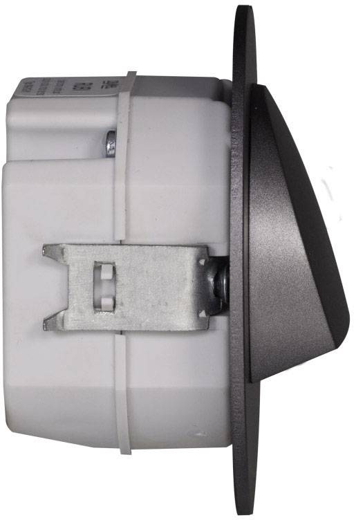 Zamel 09-221-32 Rubi LED-Wandeinbauleuchte LED LED fest eingebaut 0.42W Graphit