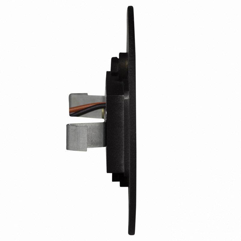 Zamel 13-211-62 Sona LED-Wandeinbauleuchte LED 0.42W Schwarz