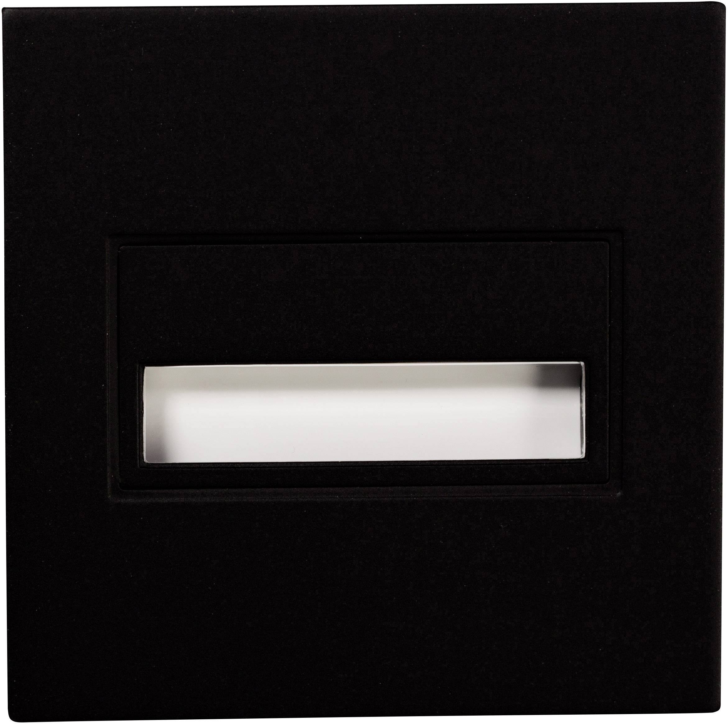 Zamel 14-211-62 Sona LED-Wandeinbauleuchte LED 0.42W Schwarz