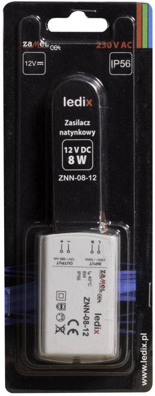 Zamel ZNN-08-12 LED-Treiber Konstantspannung 8W 0.66A 12 V/DC Überspannung 1St.