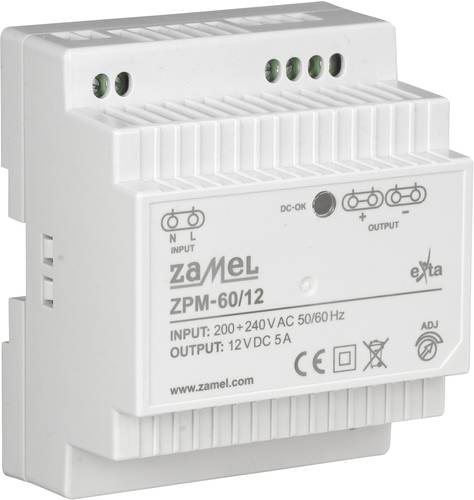 ZPM-60/12 Schaltnetzgerät 12V 5A 60W 1 x