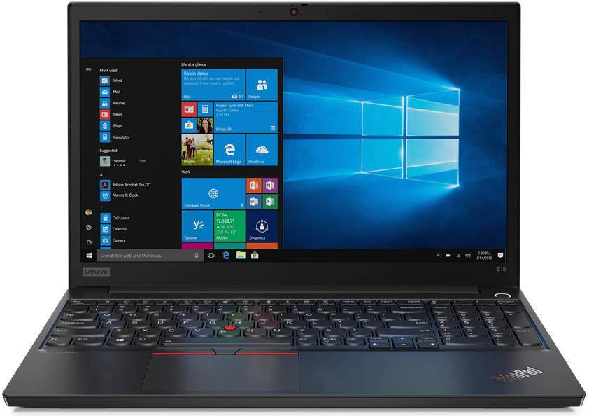 Lenovo ThinkPad E15 39.6cm (15.6 Zoll) Full-HD+ Notebook Intel® Core™ i5 I5-10210U 8GB RAM 256GB HDD 256GB SSD Intel UHD Graphics
