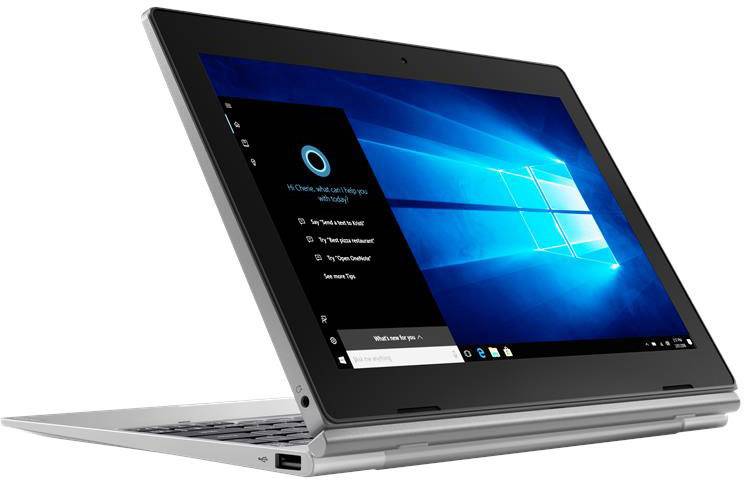 Lenovo IdeaPad D330 25.7 cm (10.1 Zoll) Windows®-Tablet / 2-in-1 Intel® Pentium® Silver N5000 4 GB LPDDR4-RAM 128 GB eMMC LTE/4G Intel UHD Graphics