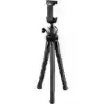 Hama FlexPro Dreibeinstativ 1/4 Zoll Arbeitshöhe=16 - 27cm Schwarz Für Smartphones und GoPro, Kugelkopf Hama FlexPro Dreibeinstativ 1/4 Zoll Arbeitshöhe=16 - 27cm Schwarz Für Smartphones und GoPro, Kugelkopf