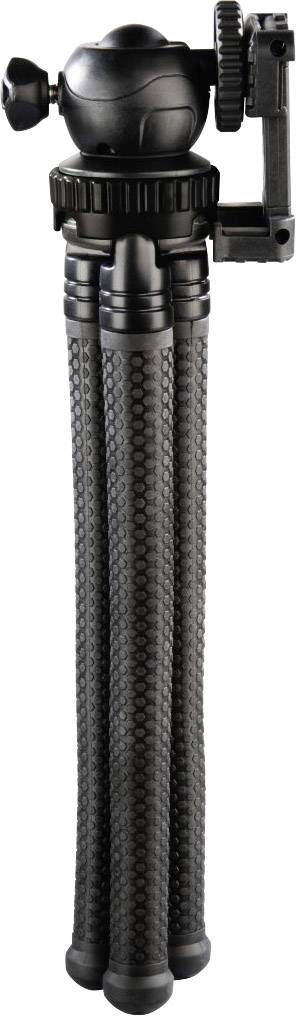 hama 00004605 Stativ "FlexPro" für Smartphone, GoPro und Fotokameras, 27 cm, Schwarz