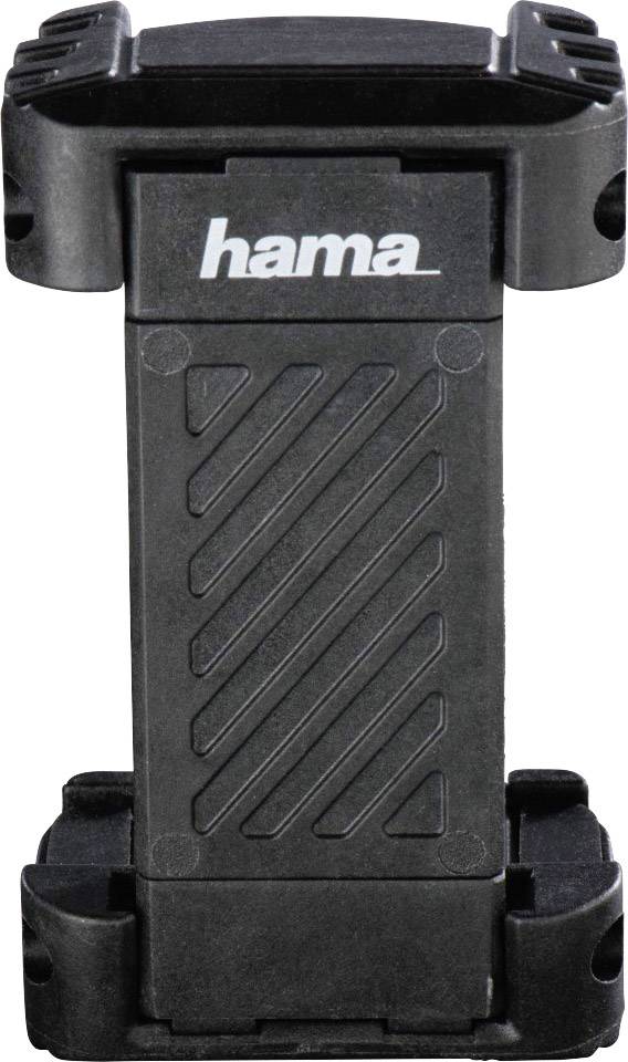Hama FlexPro Dreibeinstativ 1/4 Zoll Arbeitshöhe=16 - 27 cm Schwarz Für Smartphones und GoPro, Kugelkopf