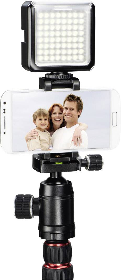 Hama Pro II Smartphone-Halter 1/4 Zoll Schwarz inkl. Smartphonehalter