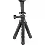 Hama Flex Ministativ 1/4 Zoll Arbeitshöhe=7 - 14cm Schwarz Für Smartphones und GoPro Hama Flex Ministativ 1/4 Zoll Arbeitshöhe=7 - 14cm Schwarz Für Smartphones und GoPro