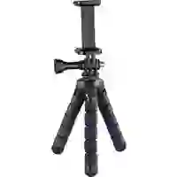 Hama Flex Ministativ 1/4 Zoll Arbeitshöhe=7 - 14cm Schwarz Für Smartphones und GoPro Hama Flex Ministativ 1/4 Zoll Arbeitshöhe=7 - 14cm Schwarz Für Smartphones und GoPro