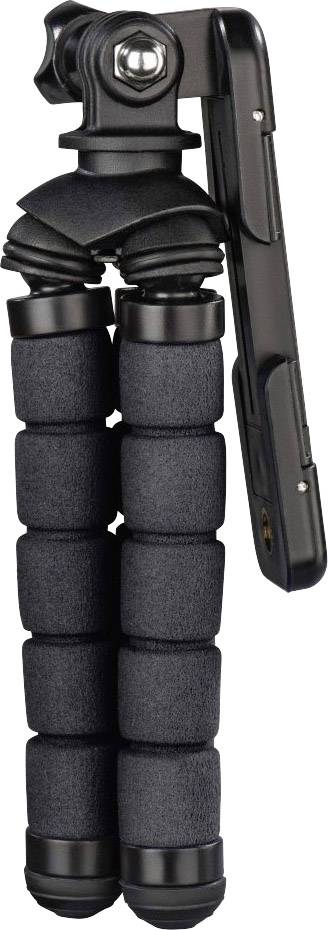 Hama Flex Ministativ 1/4 Zoll Arbeitshöhe=7 - 14cm Schwarz Für Smartphones und GoPro