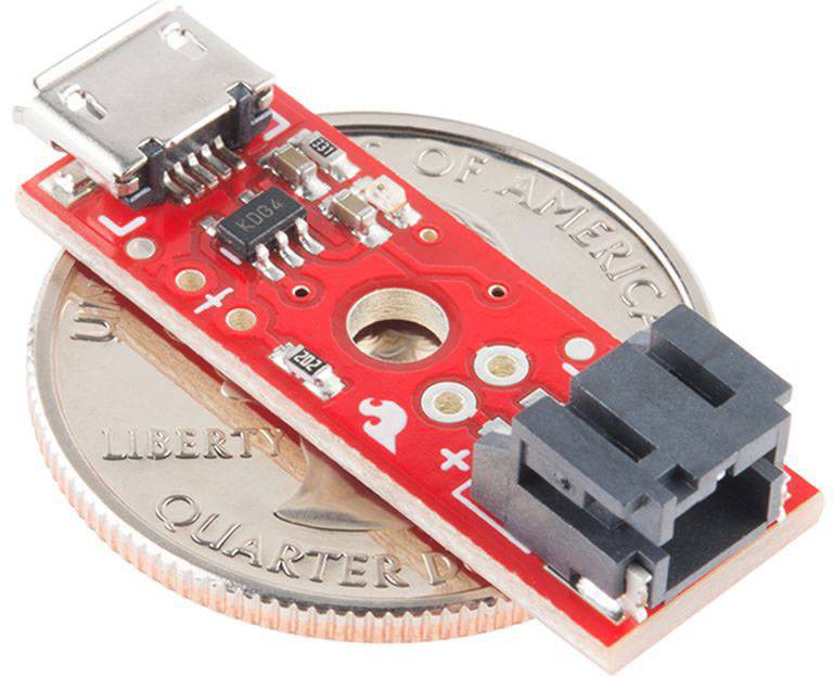 Sparkfun PRT-10217 Lademodul 1 St. Passend für (Entwicklungskits): Arduino