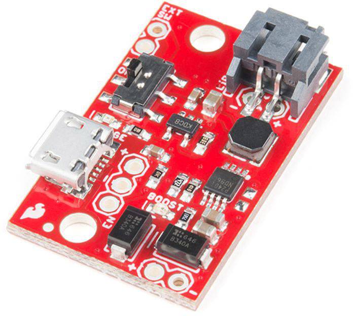 Sparkfun PRT-14411 Lademodul 1 St. Passend für (Entwicklungskits): Arduino