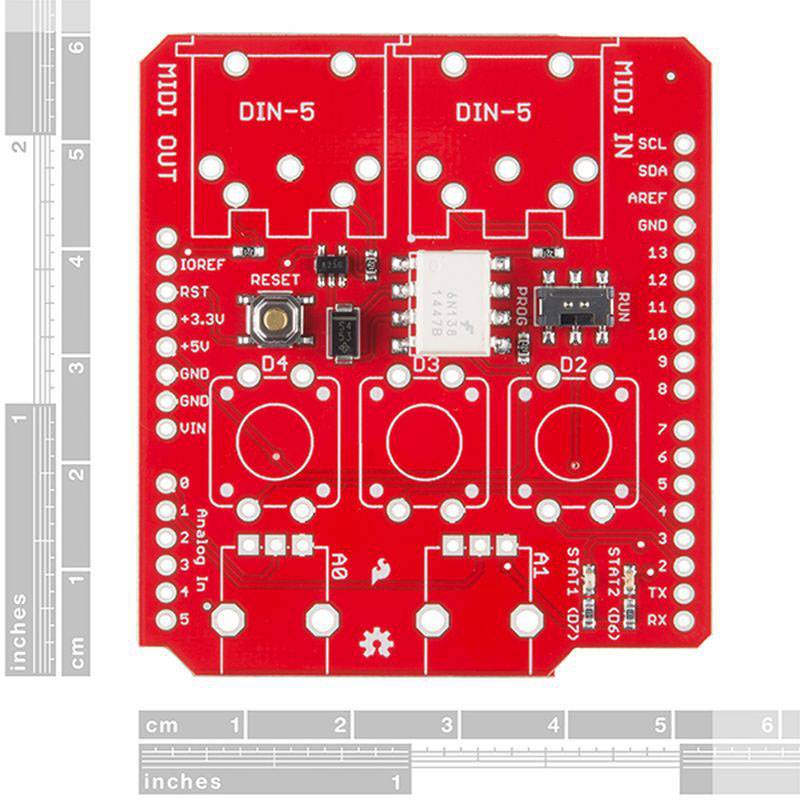Sparkfun DEV-12898 Shield 1 St. Passend für (Entwicklungskits): Arduino