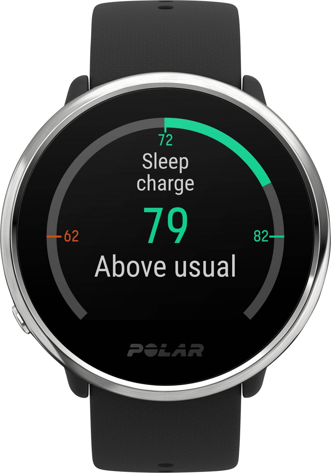 Polar Ignite Pulsuhr mit integriertem Sensor S/M Schwarz