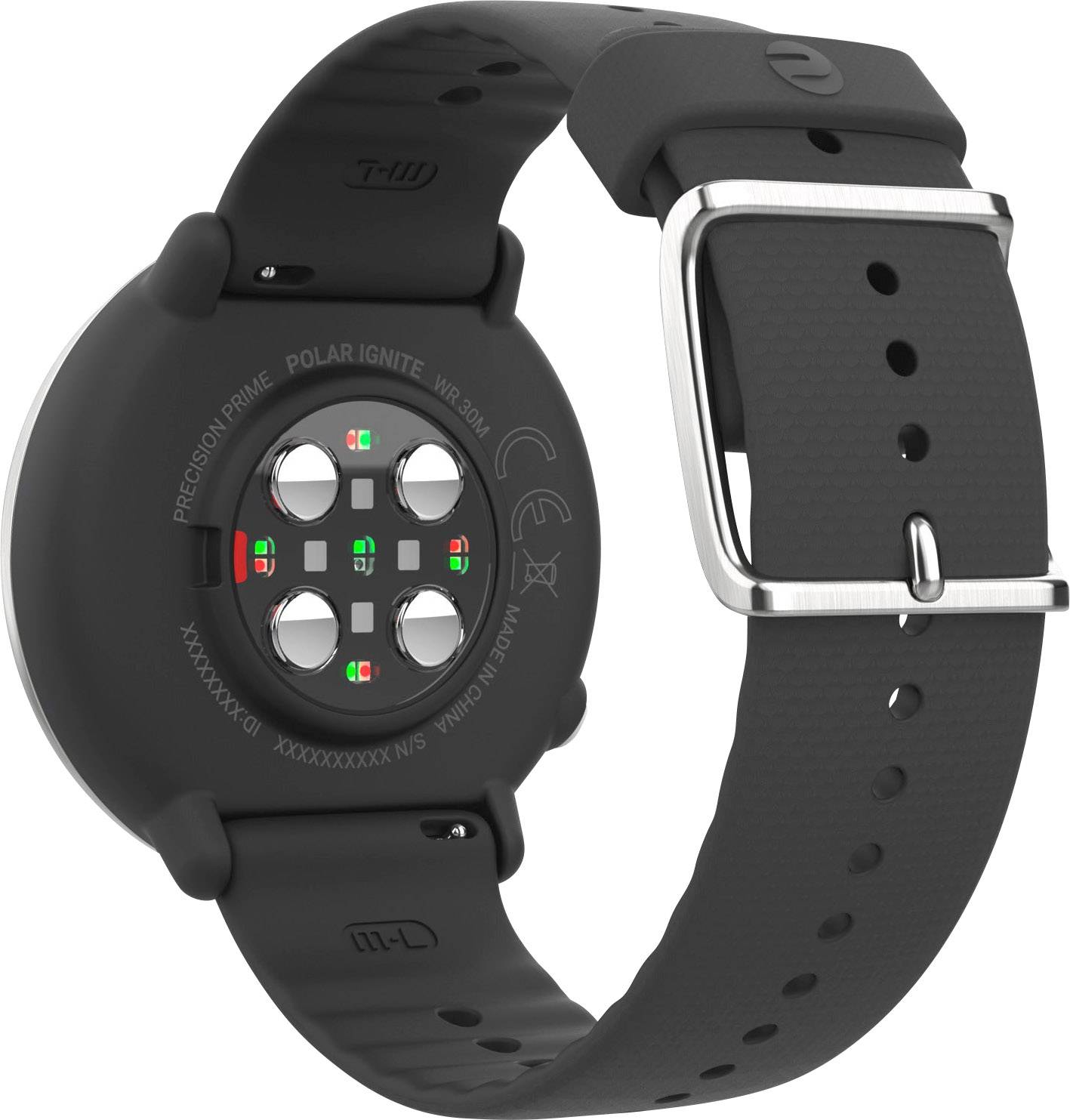 Polar Ignite Pulsuhr mit integriertem Sensor S/M Schwarz