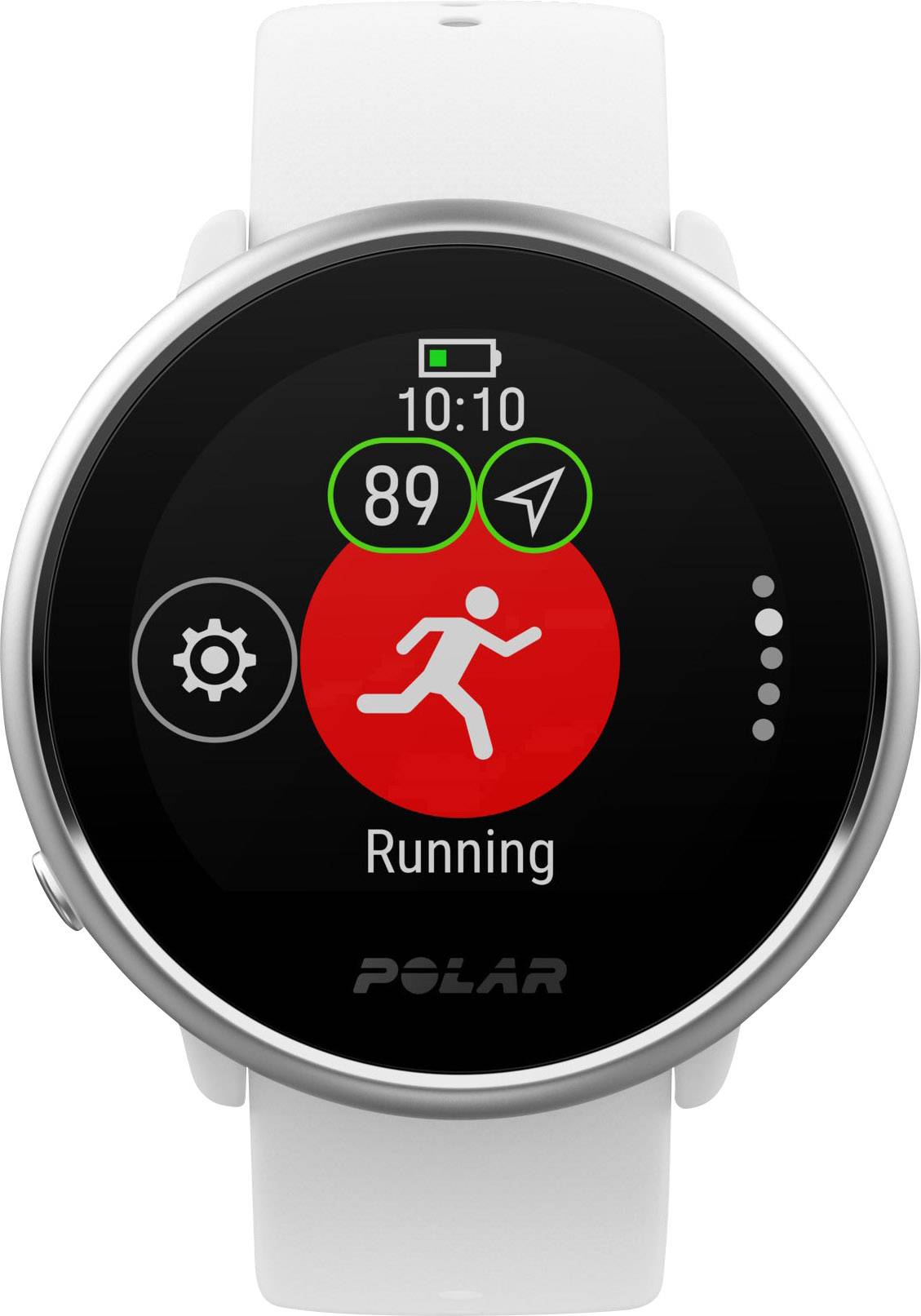 Polar Ignite Pulsuhr mit integriertem Sensor M/L Weiß