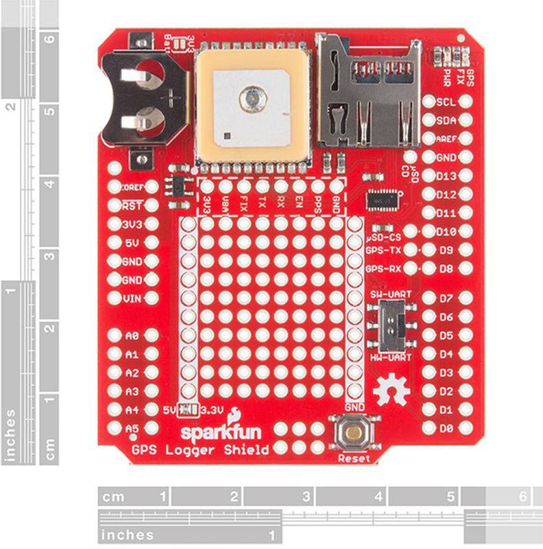 Sparkfun GPS-13750 GPS-Modul 1 St. Passend für (Entwicklungskits): Arduino
