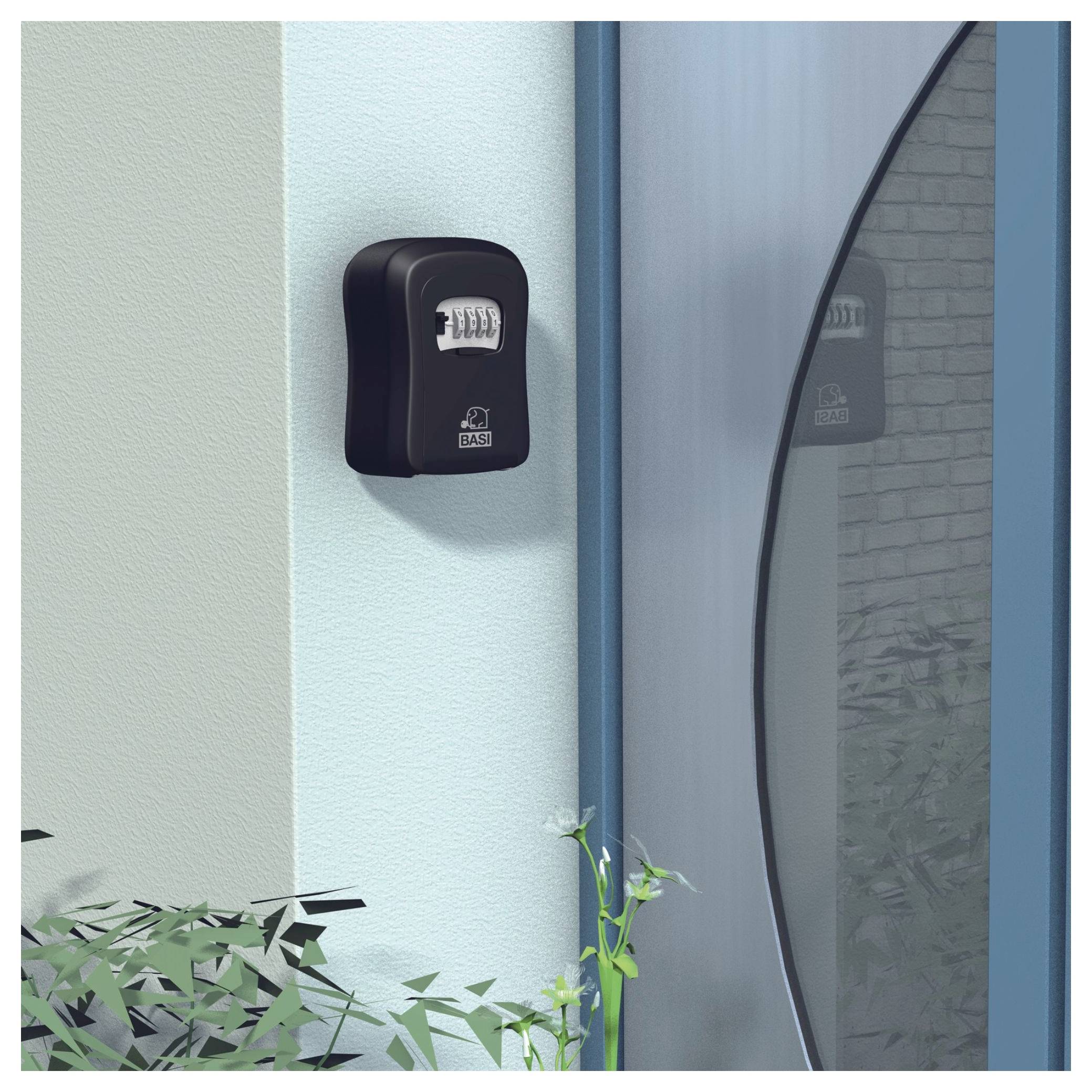 Basi 2101-0000-1100 SSZ 200 Schlüsseltresor Zahlenschloss Schwarz