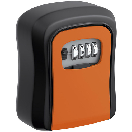 Basi 2101-0000-1119 SSZ 200 Schlüsseltresor Zahlenschloss Schwarz, Orange