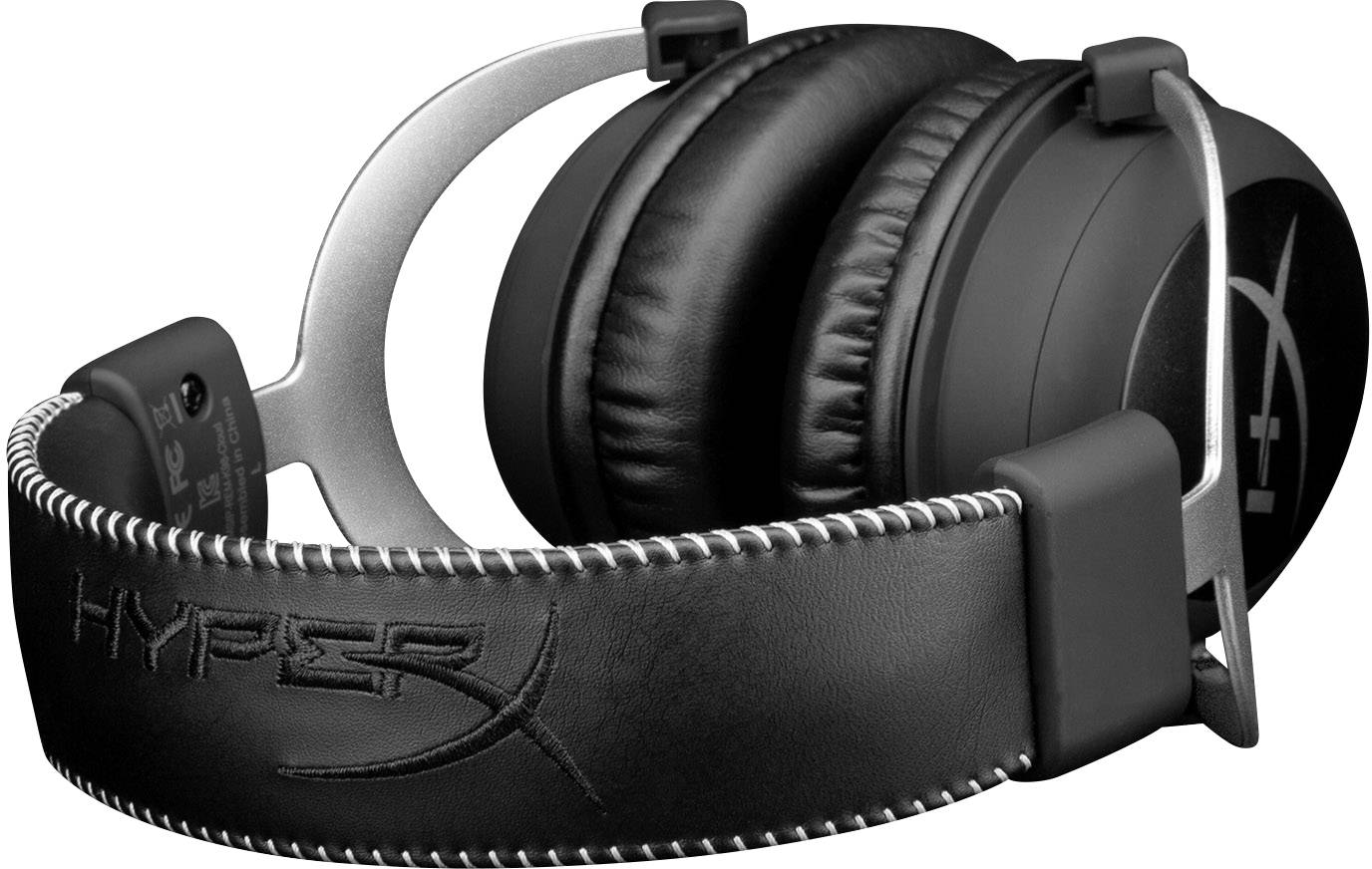 Kingston Cloud Gaming Headset (generalüberholt) (sehr gut) 3.5mm Klinke, USB schnurgebunden Over Ear Schwarz, Silber