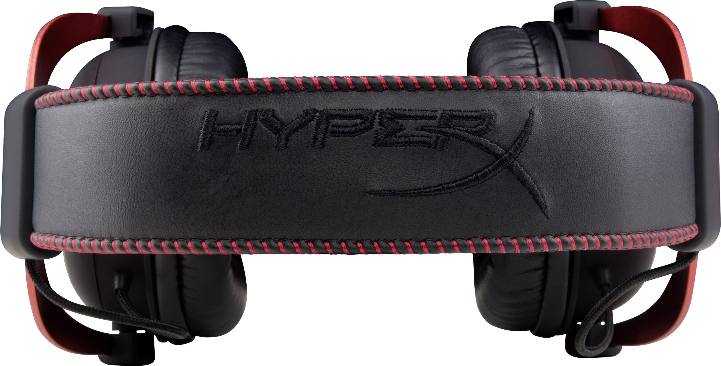 Kingston Cloud II Gaming Headset (generalüberholt) (sehr gut) 3.5mm Klinke, USB schnurgebunden Over Ear Schwarz, Rot