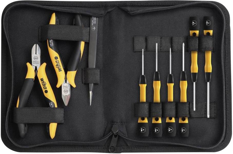 Wiha 43994 Werkzeugset ESD in Tasche 9teilig