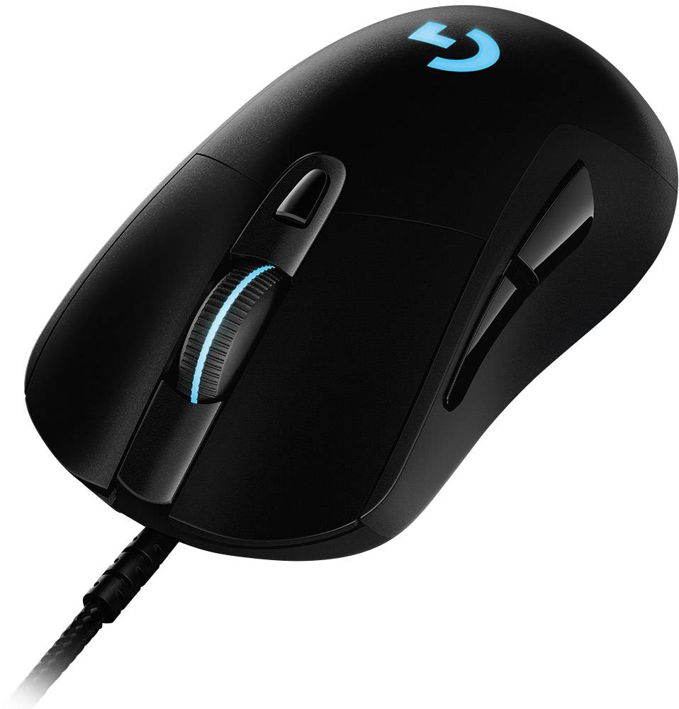 Logitech Gaming G403 HERO EWR2 Gaming-Maus USB Optisch Schwarz 6 Tasten 16000 dpi Beleuchtet, Gewichts-Tuning