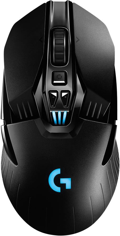 Logitech Gaming G903 LIGHTSPEED EWR2 Gaming-Maus USB Optisch Schwarz 6 Tasten 16000 dpi Beleuchtet, Gewichts-Tuning, Wiederaufladbar, Wireless Char