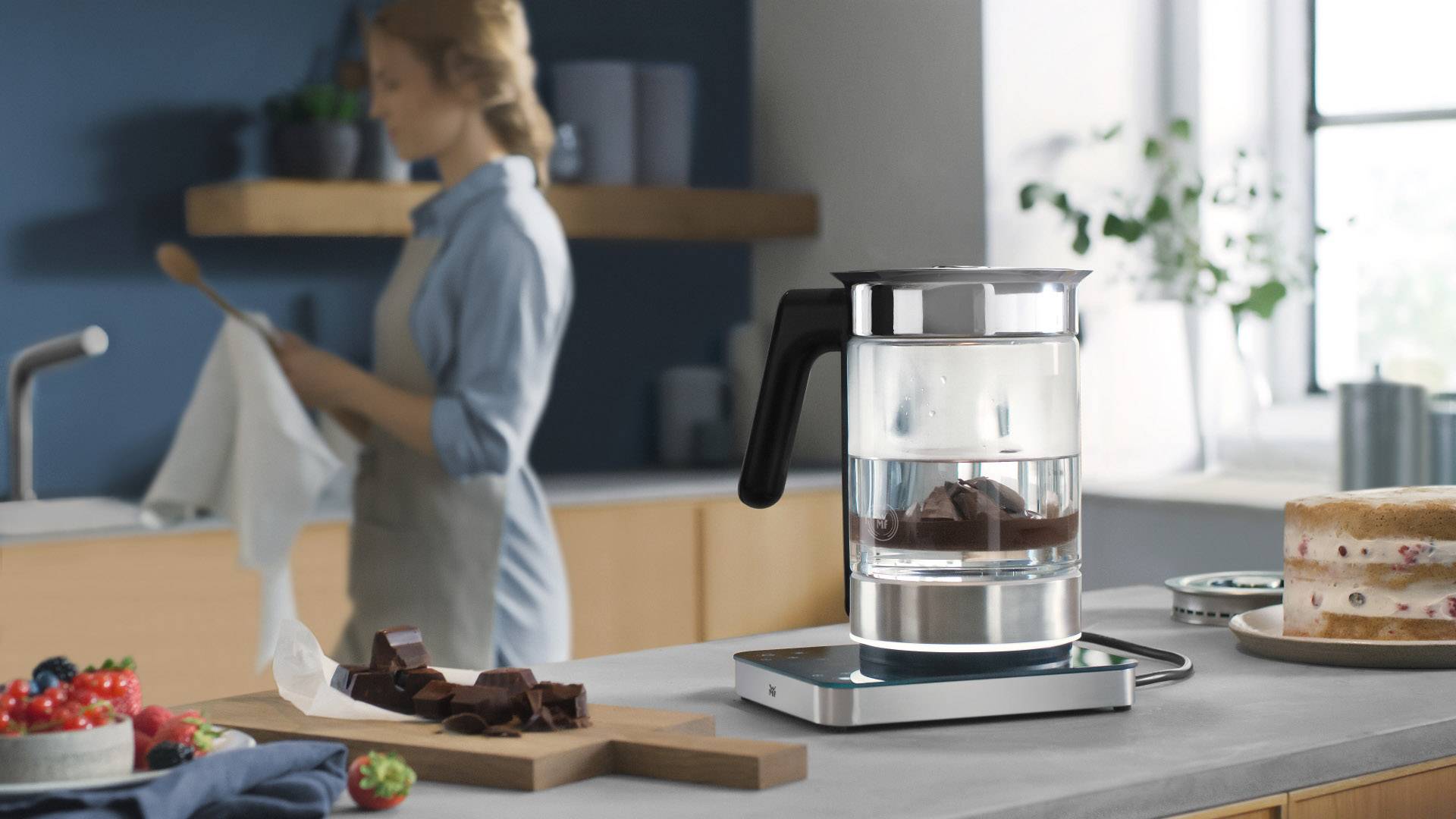 WMF Lumero Wasserkocher Chrom (matt) Fassungsvermögen: 1.6l