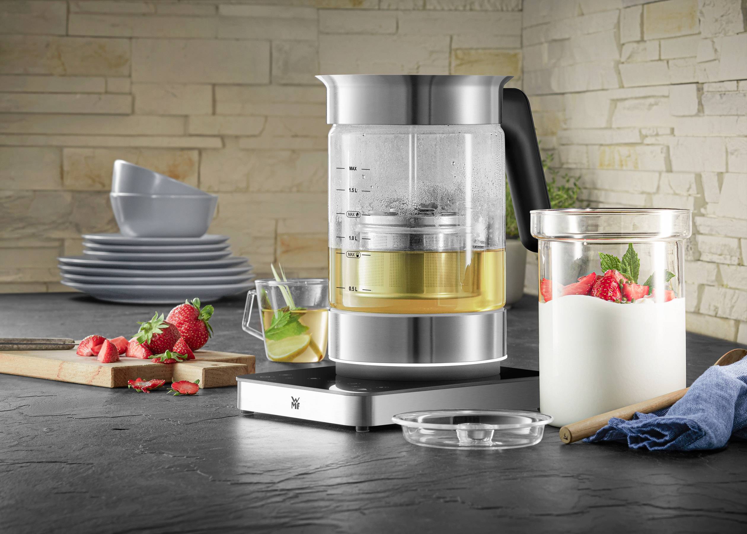 WMF Lumero Wasserkocher Chrom (matt) Fassungsvermögen: 1.6l