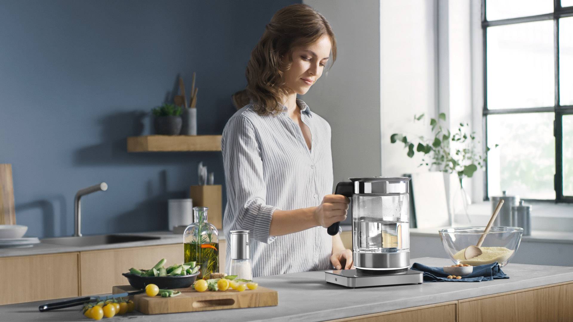 WMF Lumero Wasserkocher Chrom (matt) Fassungsvermögen: 1.6l