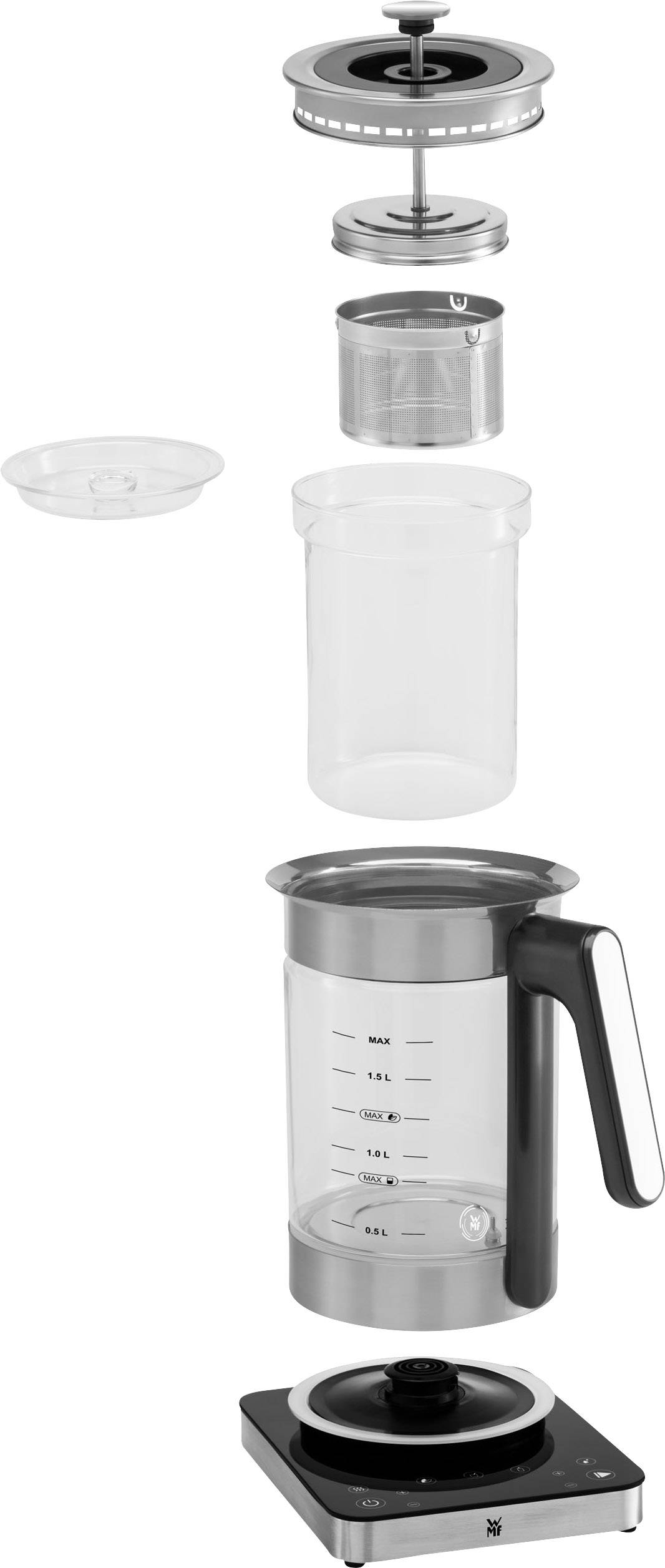 WMF Lumero Wasserkocher Chrom (matt) Fassungsvermögen: 1.6l