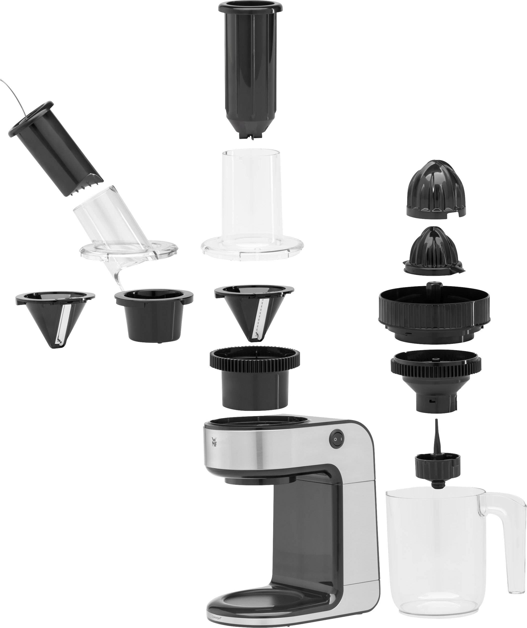 WMF Kult Pro 416570011 Spiralschneider Schwarz, Edelstahl