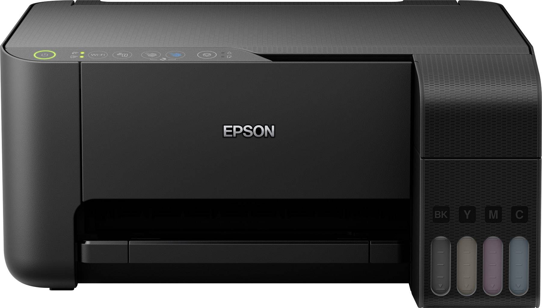 Epson EcoTank ET-2710 Unlimited Tintenstrahl-Multifunktionsdrucker A4 Drucker, Scanner, Kopierer Tintentank-System, USB, WLAN