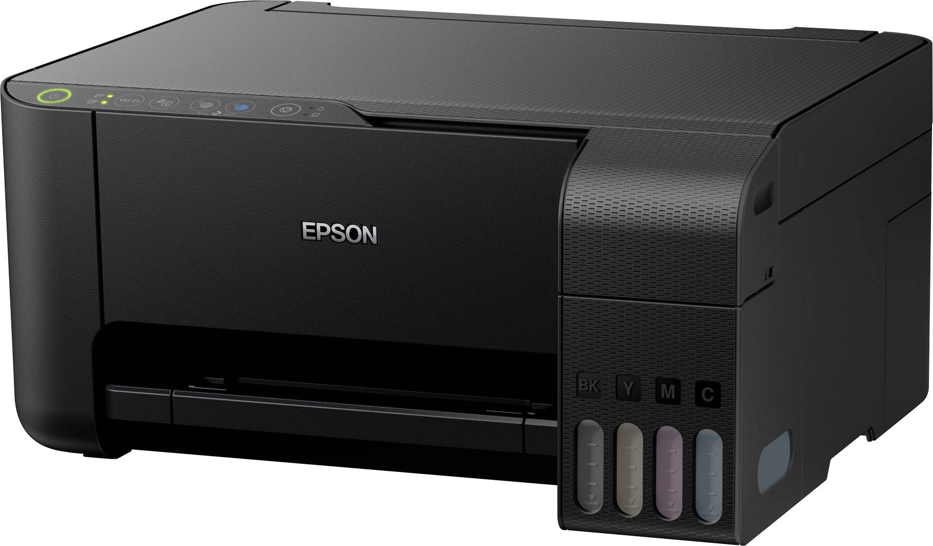 Epson EcoTank ET-2710 Unlimited Tintenstrahl-Multifunktionsdrucker A4 Drucker, Scanner, Kopierer Tintentank-System, USB, WLAN