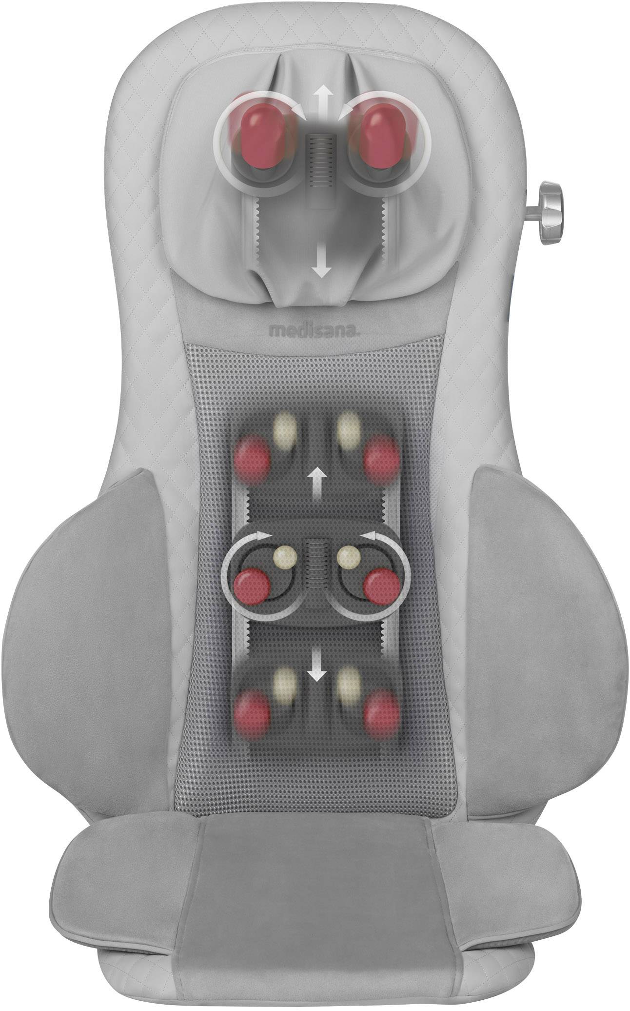 Medisana MCG 820 Shiatsu Massagesitzauflage 40 W Grau