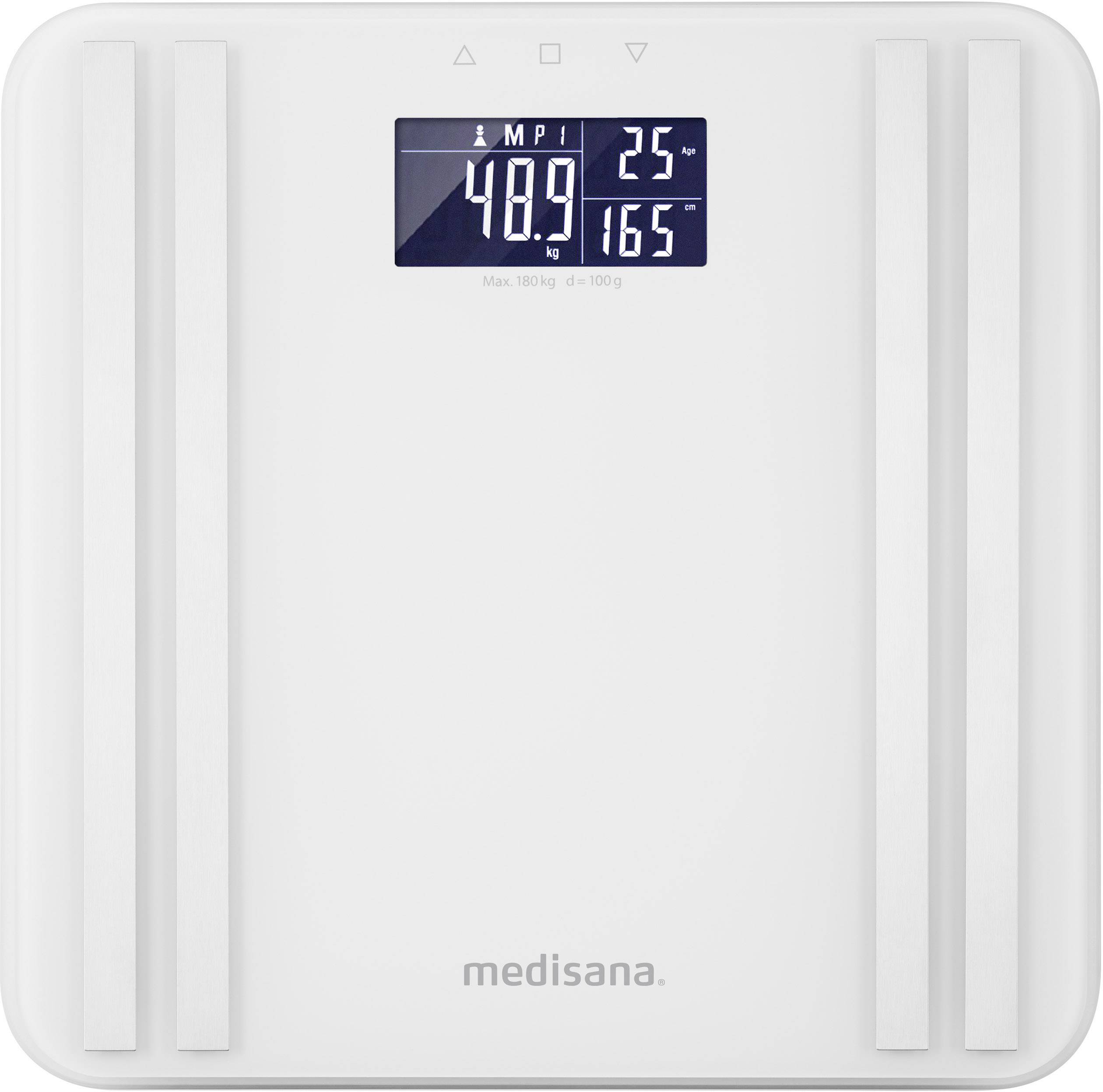 Medisana BS 465 Körperanalysewaage 40483 Wägebereich (max.)=180 kg Weiß