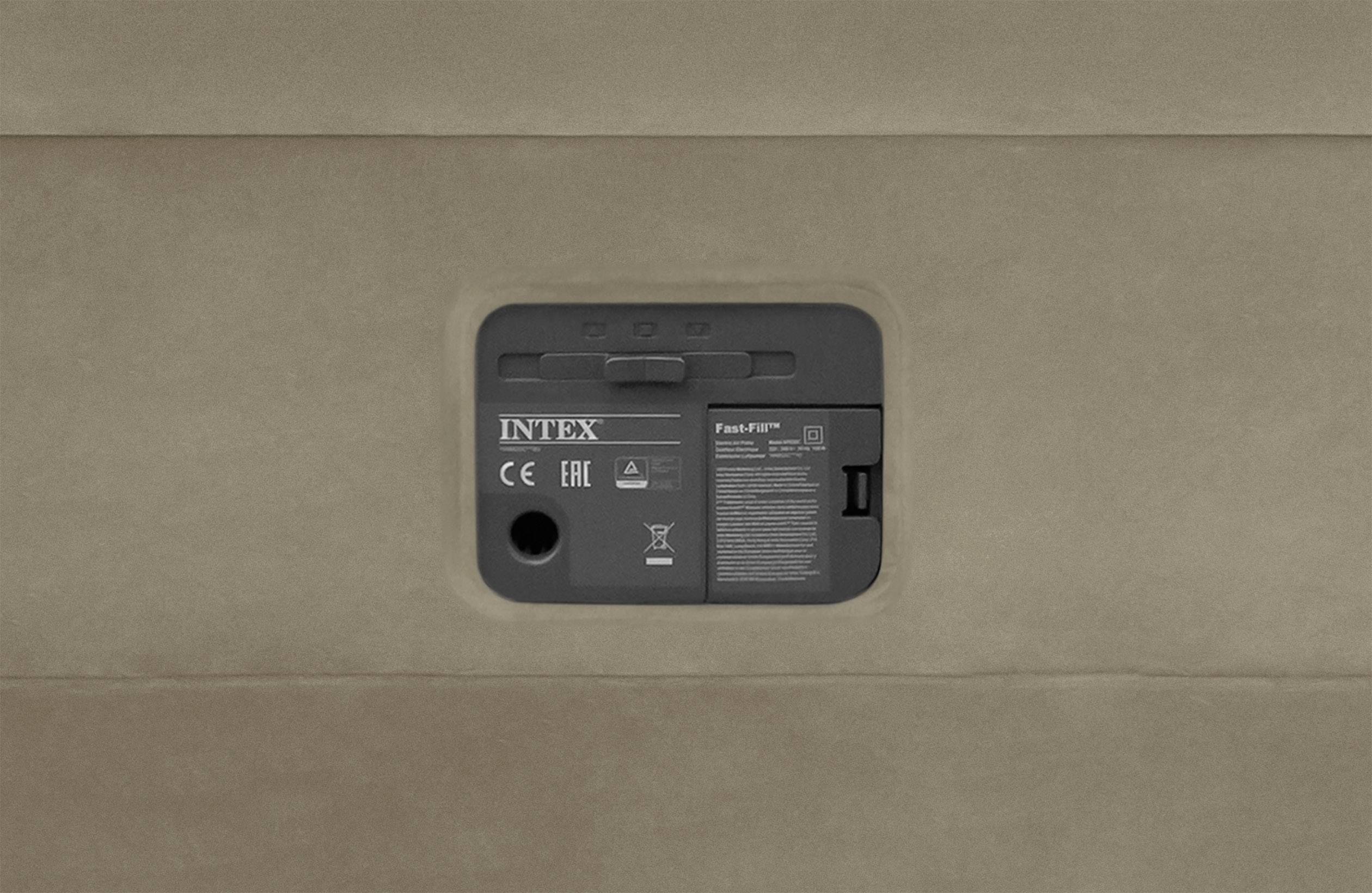 Intex 64428NP Luftbett (L x B x H) 203 x 152 x 46cm Grau