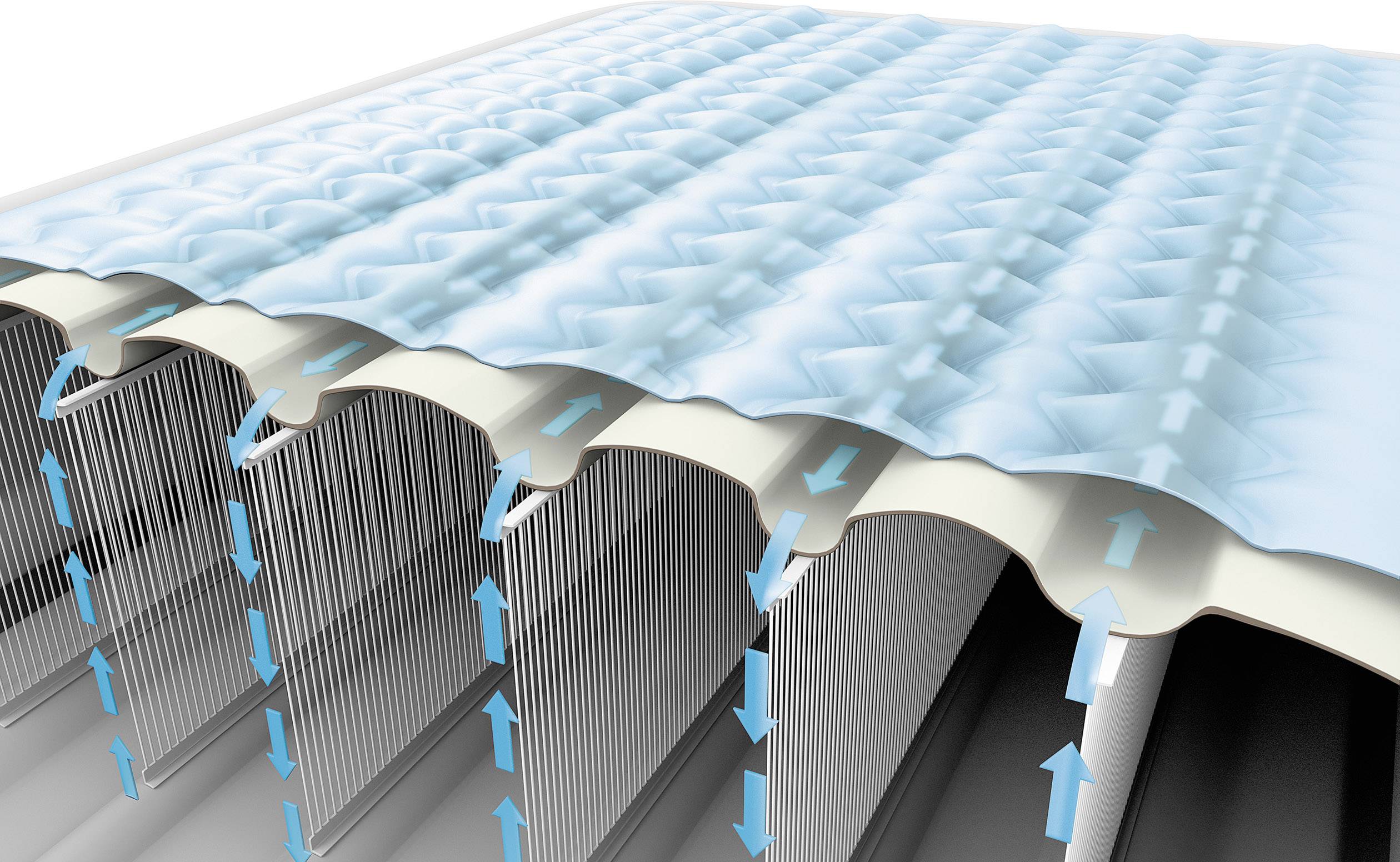 Intex 64428NP Luftbett (L x B x H) 203 x 152 x 46cm Grau