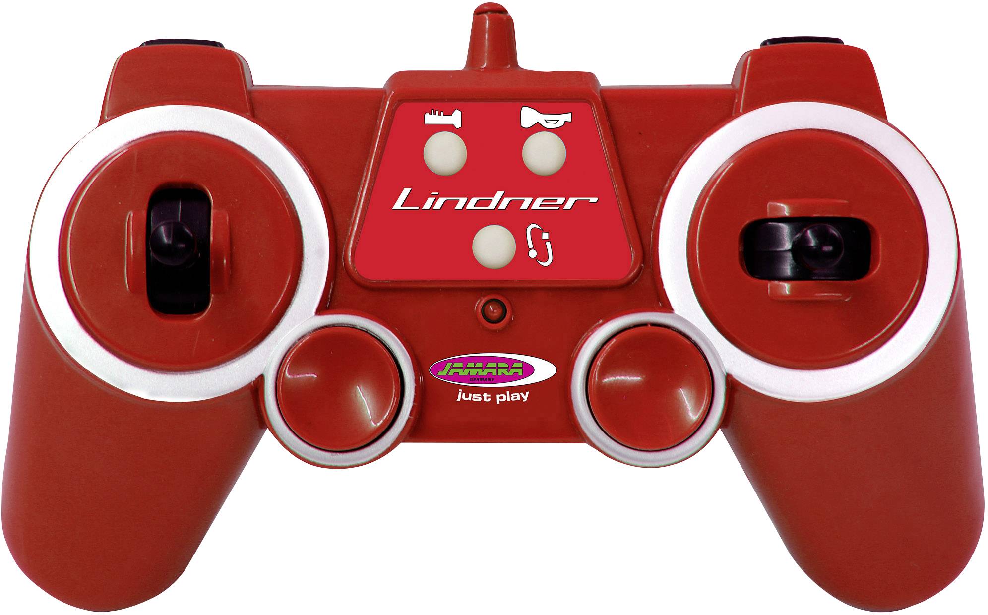 Jamara Geotrac mit Frontlader Rot 1:16 RC Einsteiger Funktionsmodell Elektro Landwirtschaftsfahrzeug 2,4 GHz