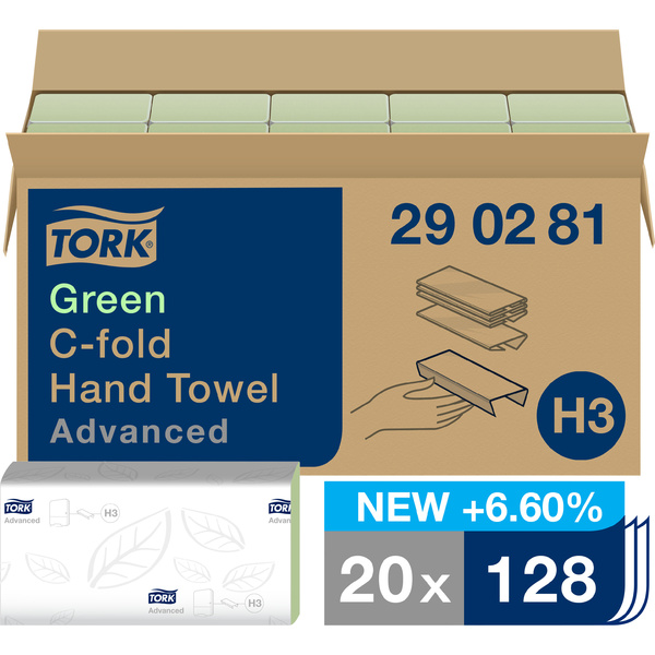 TORK 290281 Papierhandtücher Grün 20 St./Pack. 20St.