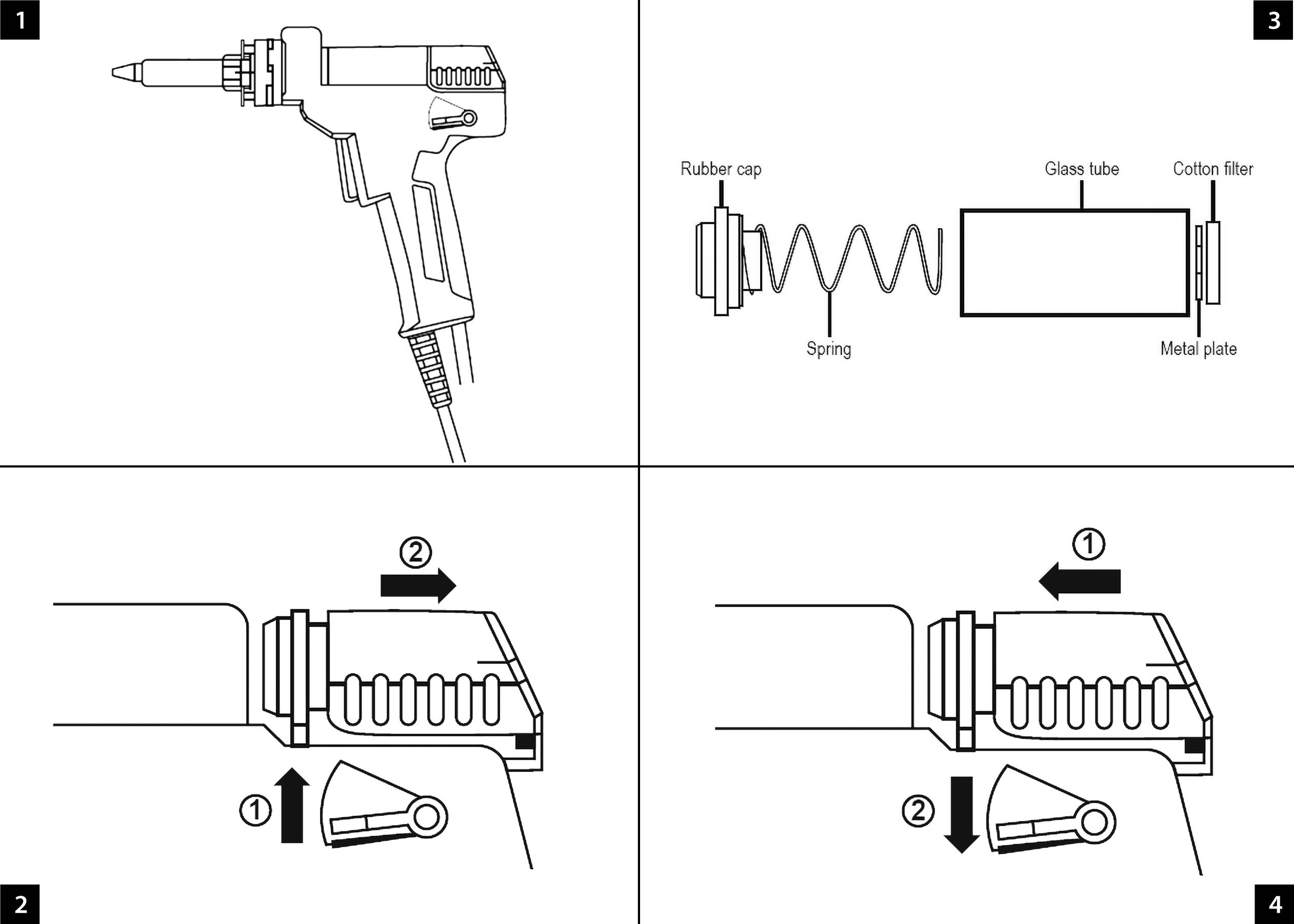 TOOLCRAFT 2228310 Löt-/Entlötstation-Versorgungseinheit