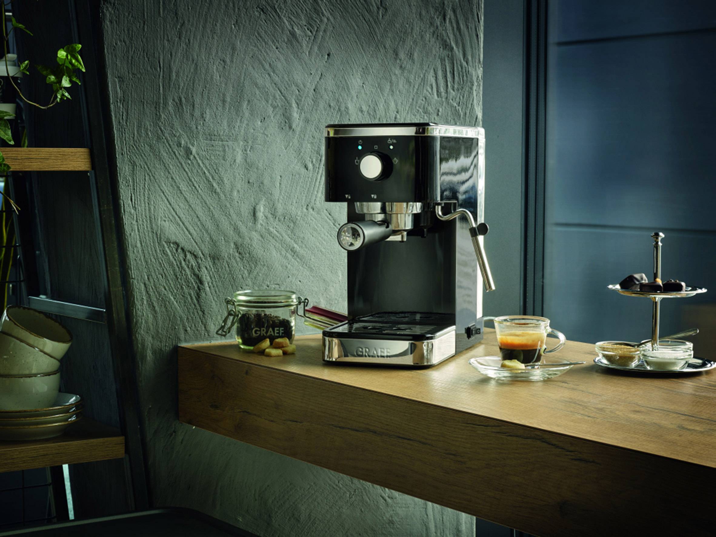 Graef Salita Espressomaschine mit Siebträger Schwarz 1400W