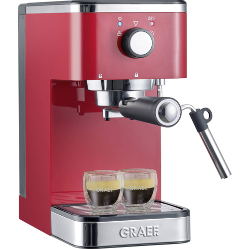Graef Salita Espressomaschine mit Siebträger Rot 1400W