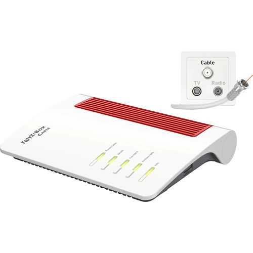 AVM FRITZ!Box 6660 Cable WLAN Router mit Modem Integriertes Modem: Kabel 2.4GHz, 5GHz 2.4 GBit/s AVM FRITZ!Box 6660 Cable WLAN Router mit Modem Integriertes Modem: Kabel 2.4GHz, 5GHz 2.4 GBit/s