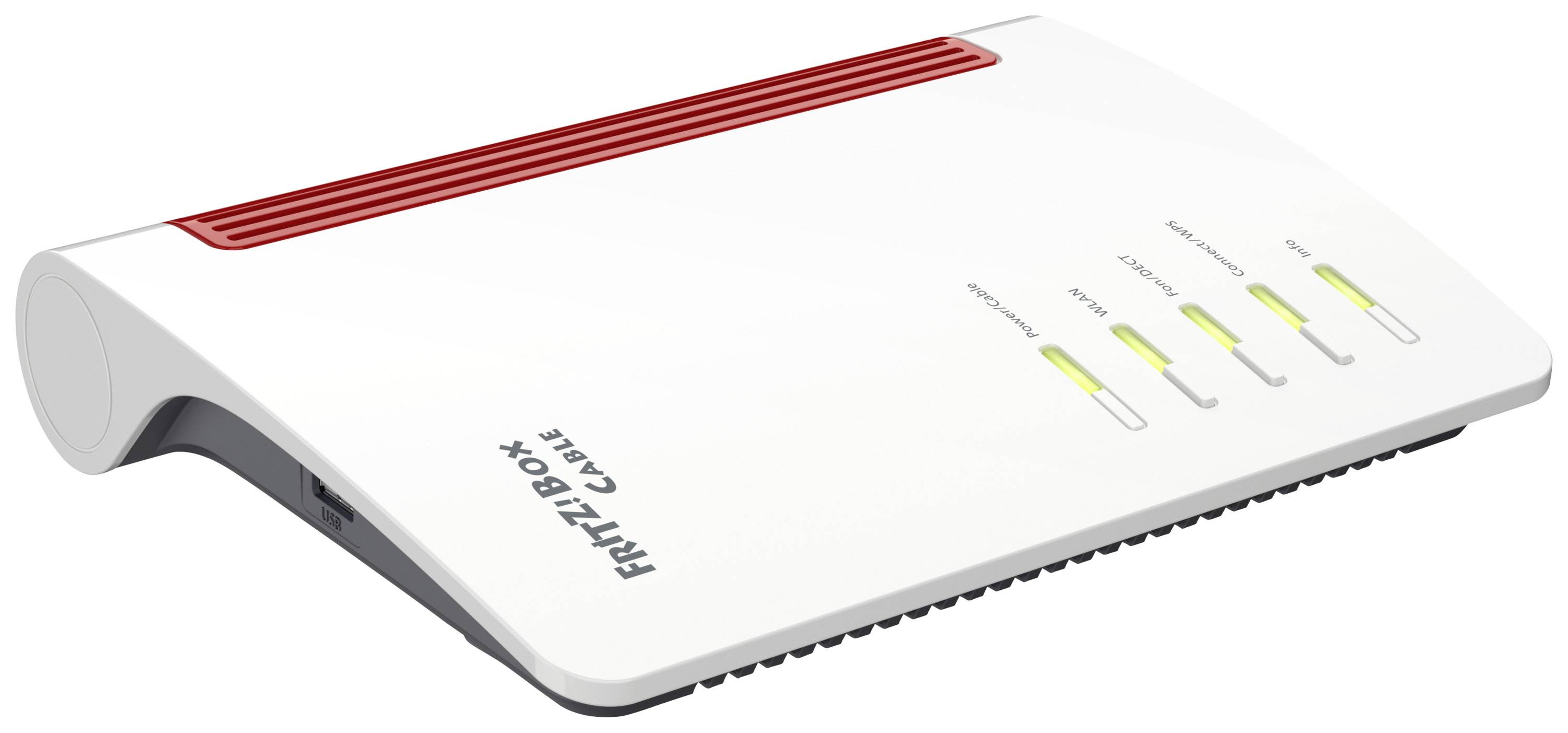 FRITZ! FRITZ!Box 6660 Cable WLAN Router mit Modem Integriertes Modem: Kabel 2.4 GHz, 5 GHz 2.4 GBit/s
