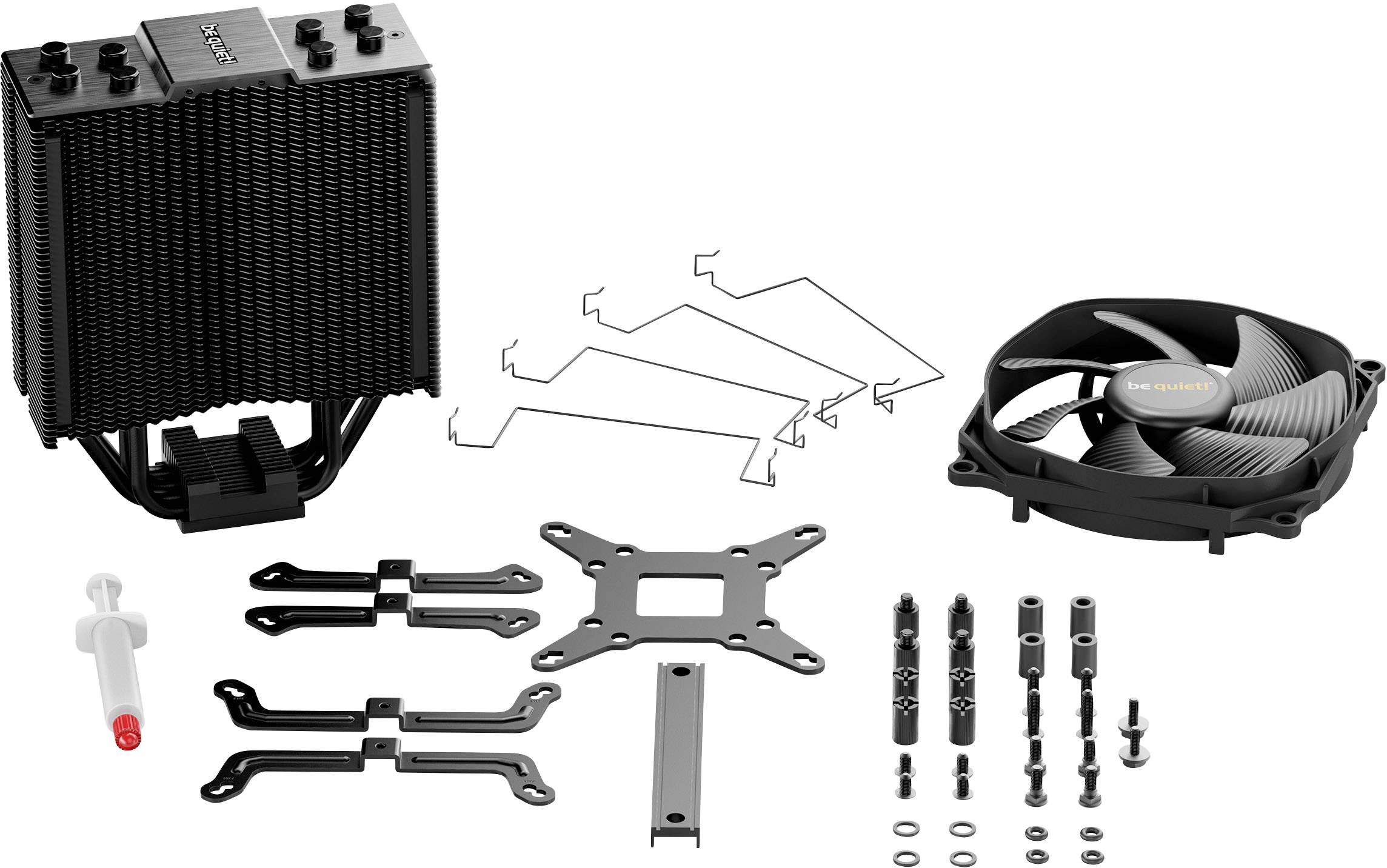 BeQuiet Dark Rock Slim CPU-Kühler mit Lüfter Intel® LGA 2066, Intel® LGA 2011-V3, Intel® LGA 1700, Intel® LGA 1200, Intel® LGA