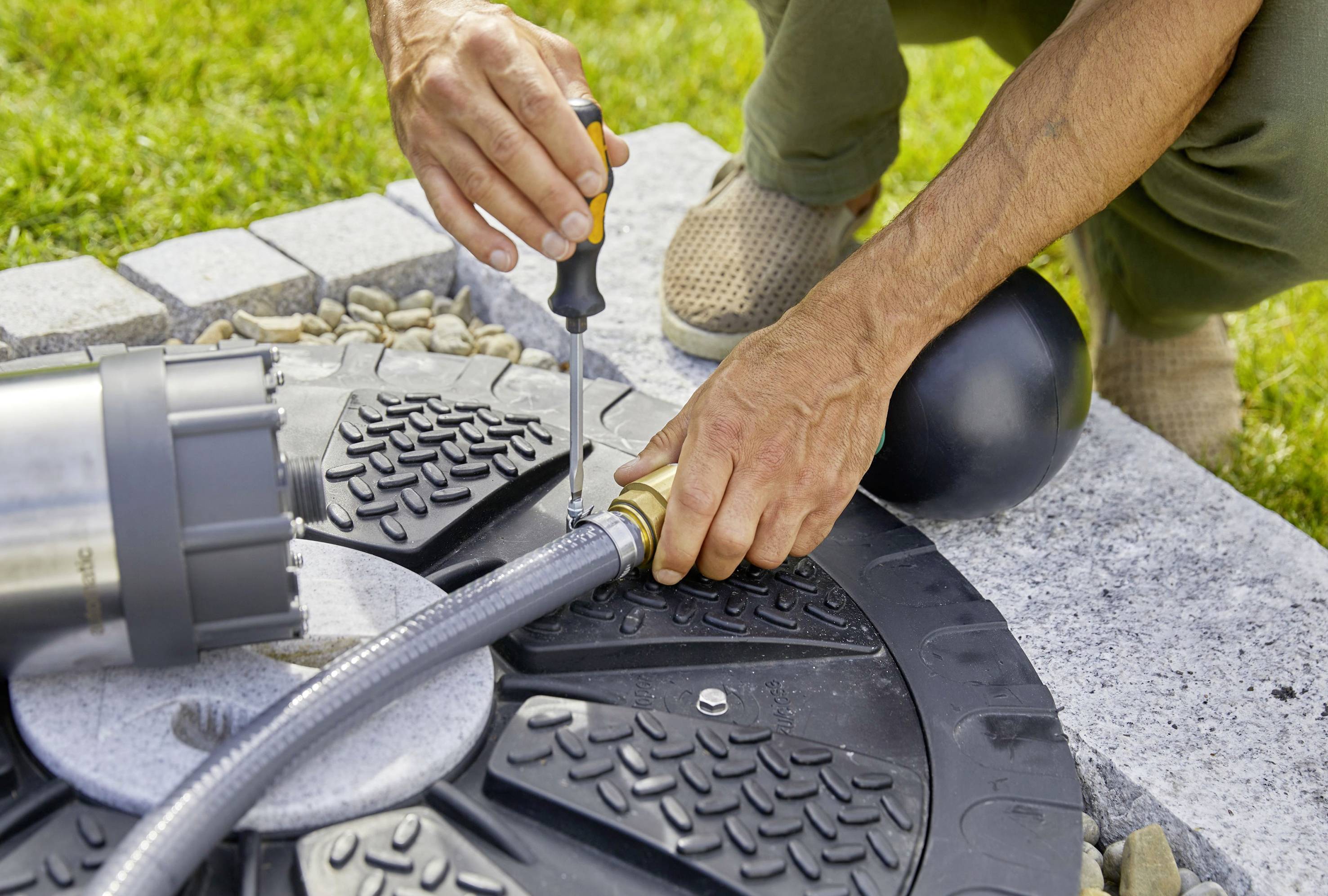 GARDENA 01417-20 Schwimmende Absaugung schwimmende Entnahme 200 mm